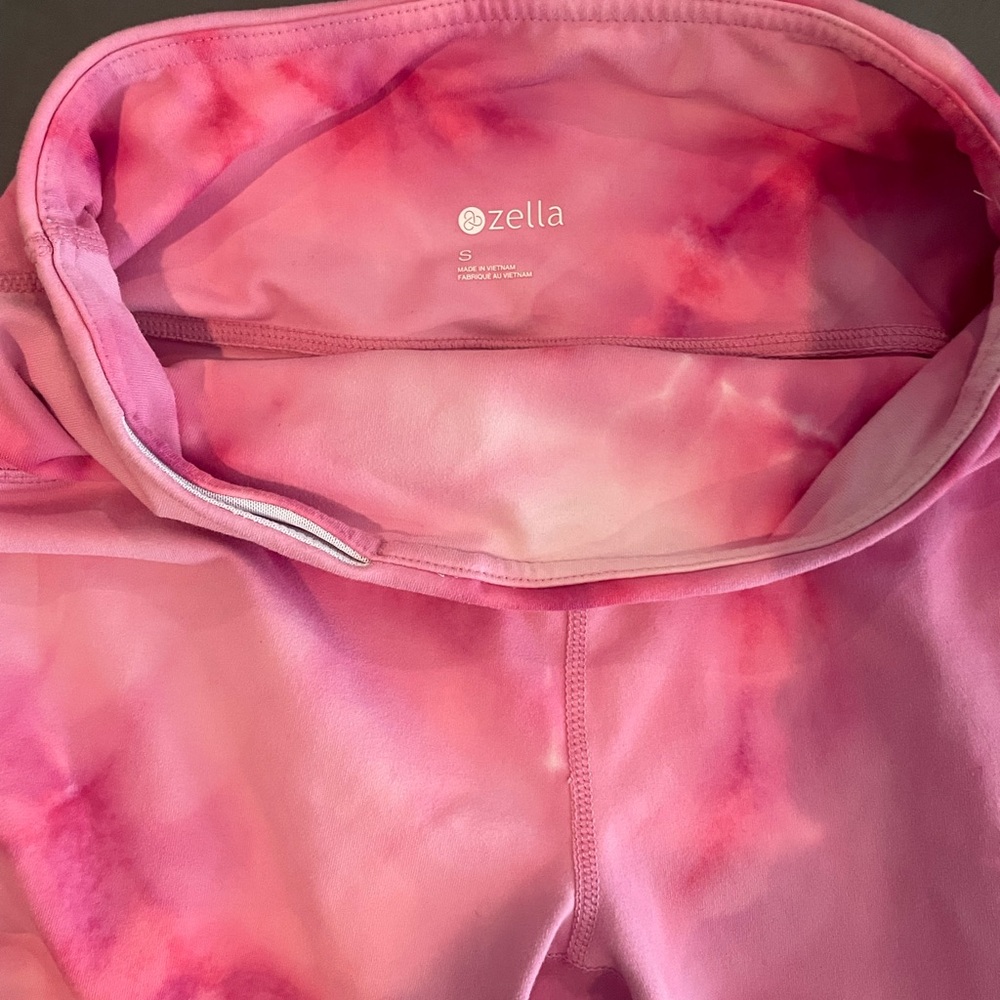 Zella Vibrant Pink Tie-Dye Leggings